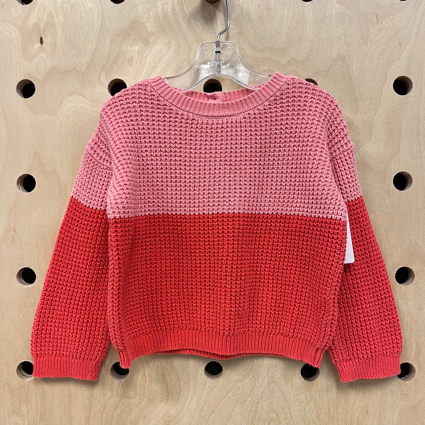 Coral + Pink Two Toned Sweater