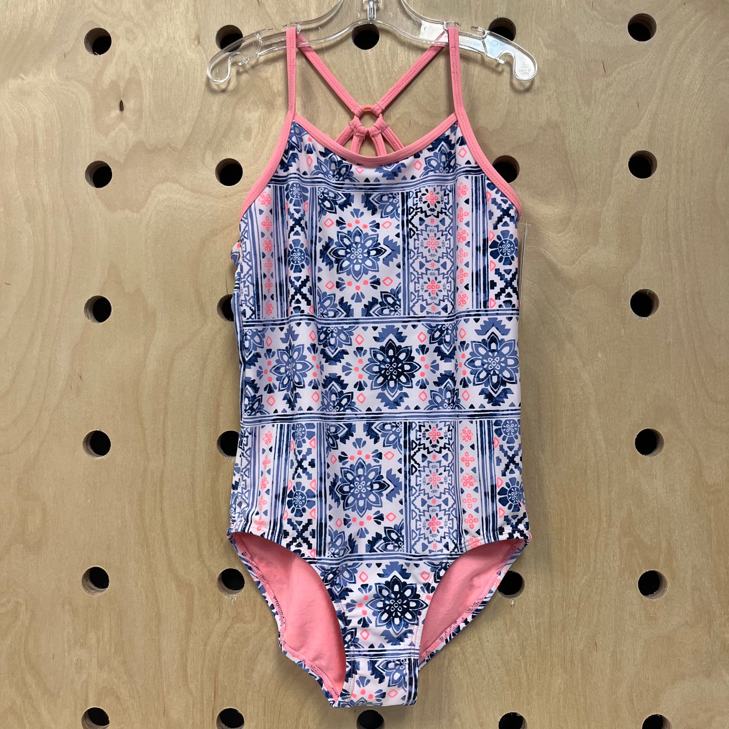 Blue & Pink Swimsuit