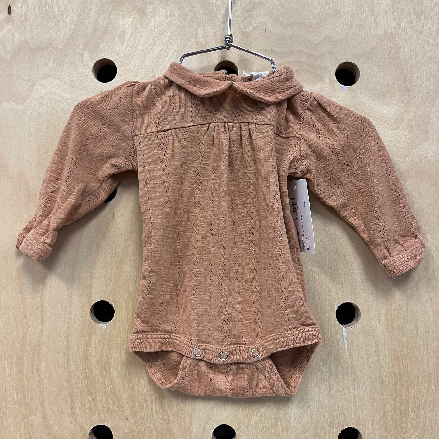 Earthtone Collared Bodysuit