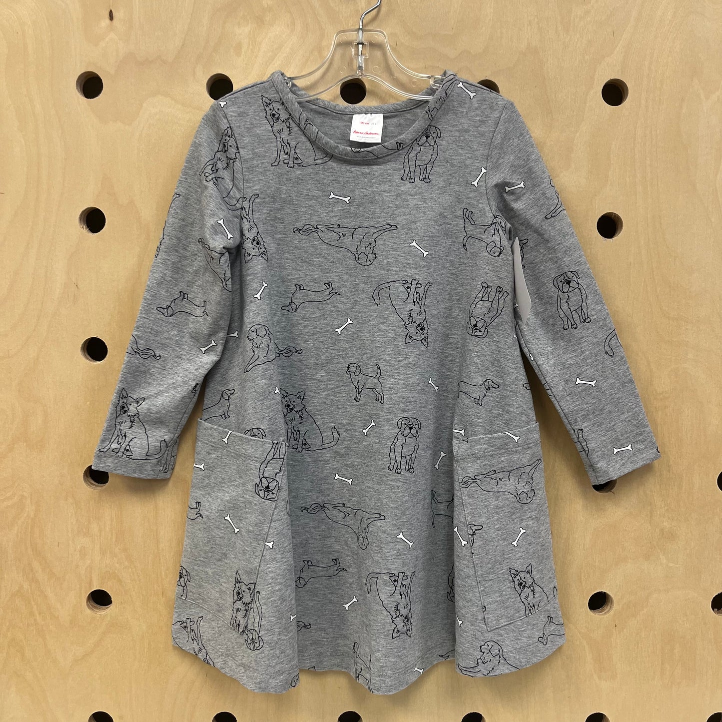 Grey Dog Dress