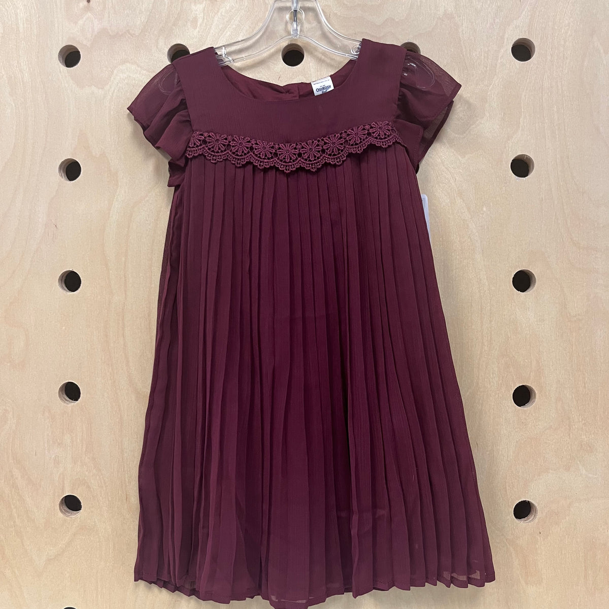 Burgundy Chiffon Dress NEW!
