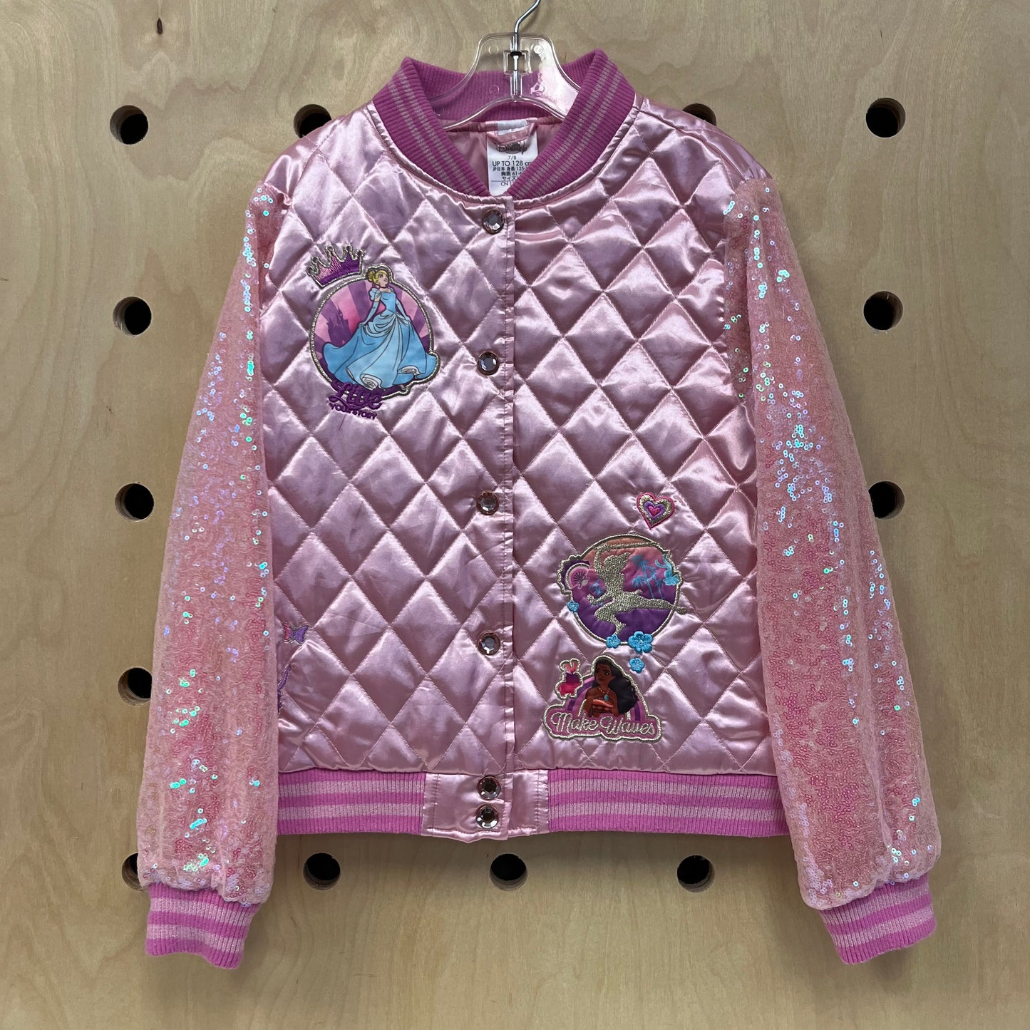 Pink Princess Sequins Jacket