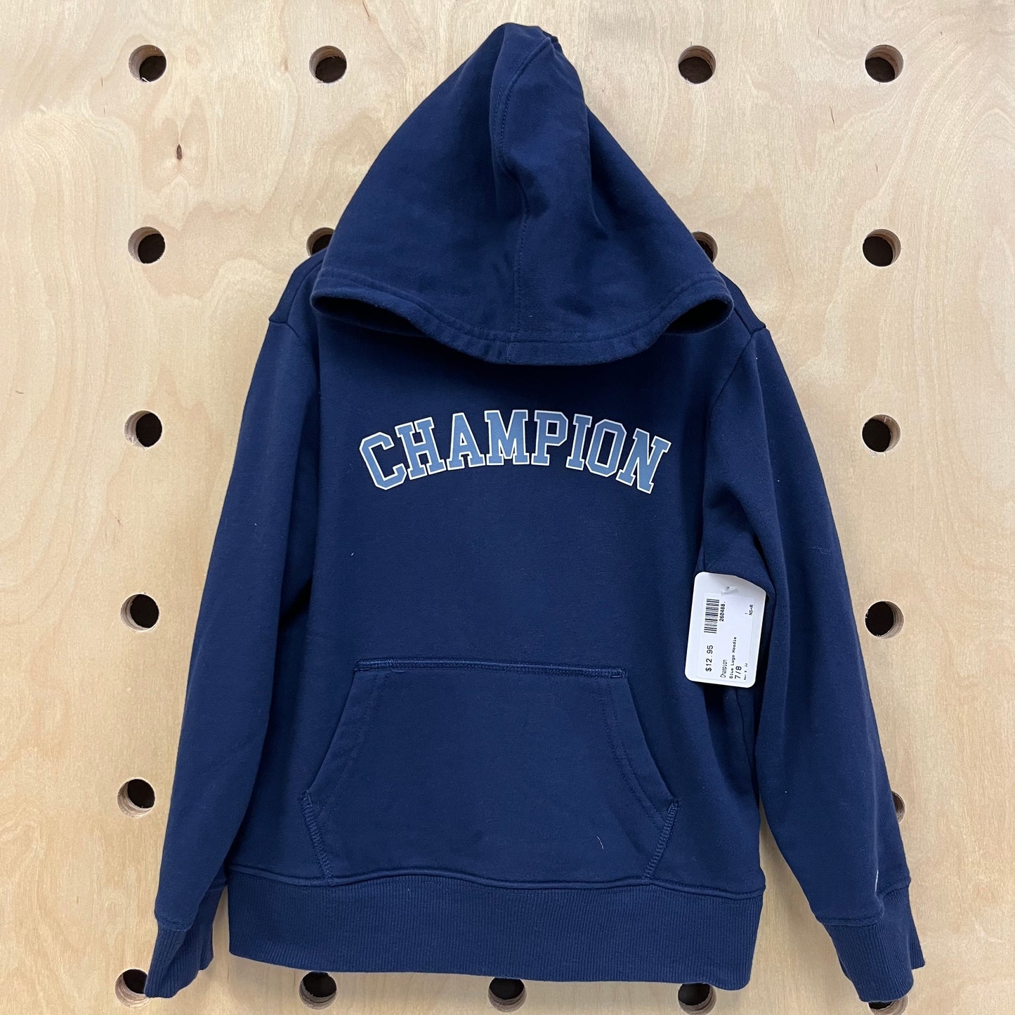 Blue Logo Hoodie