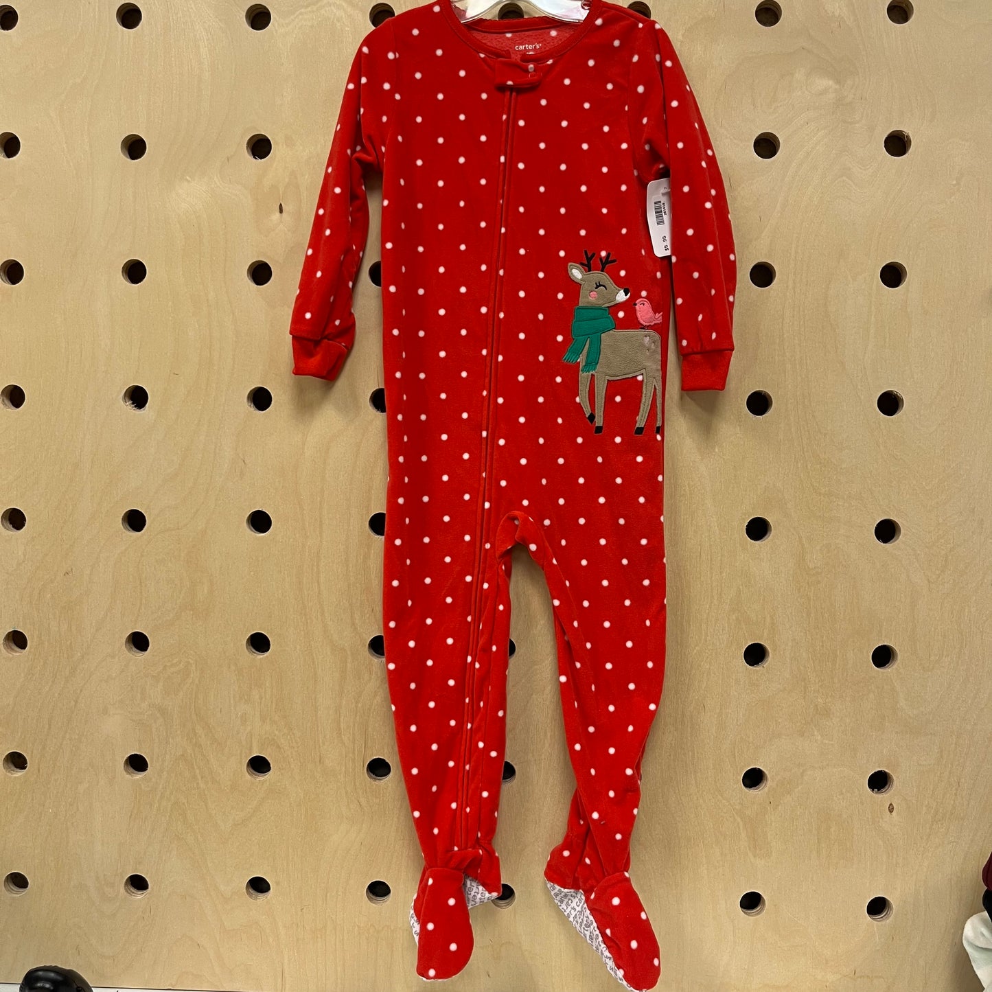 Red Reindeer Fleece Pajamas