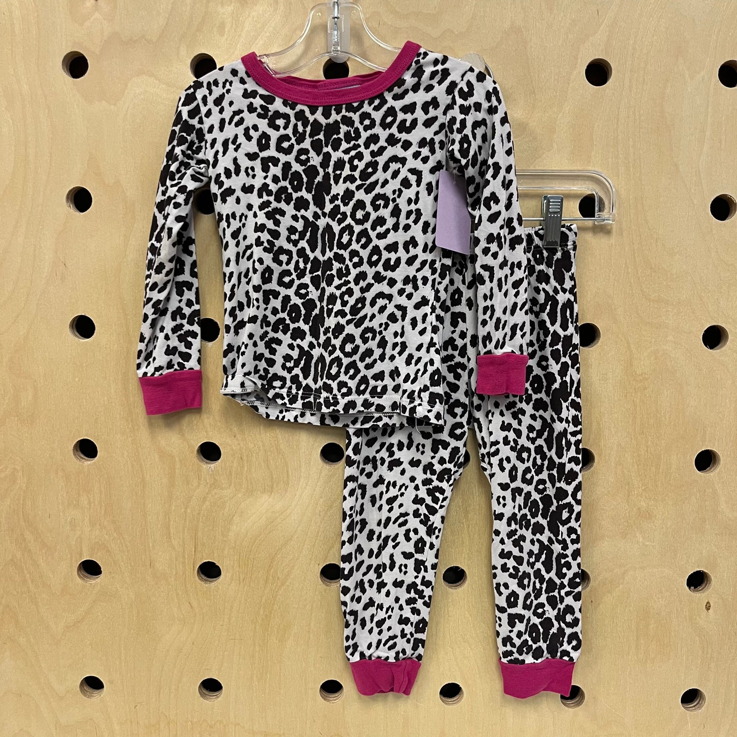 Pink Brown Leopard Pajamas