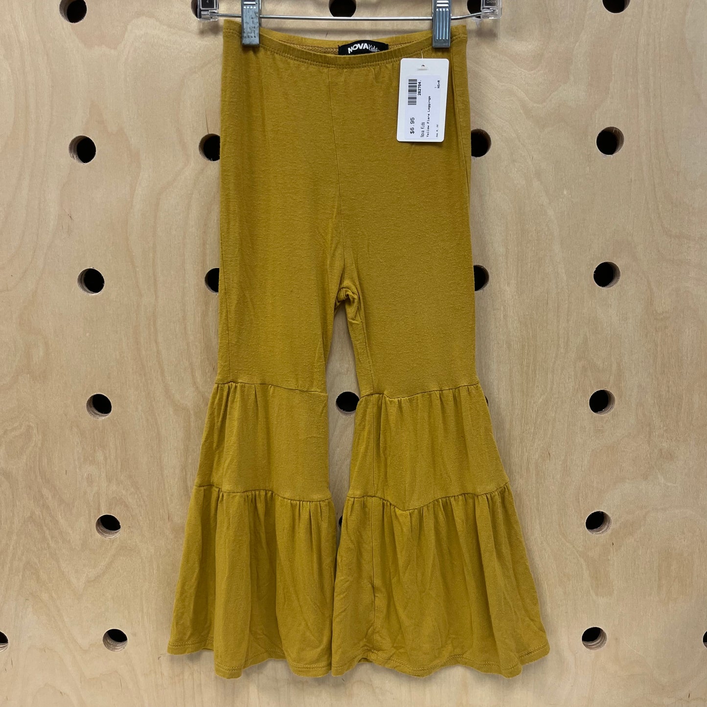 Yellow Flare Leggings