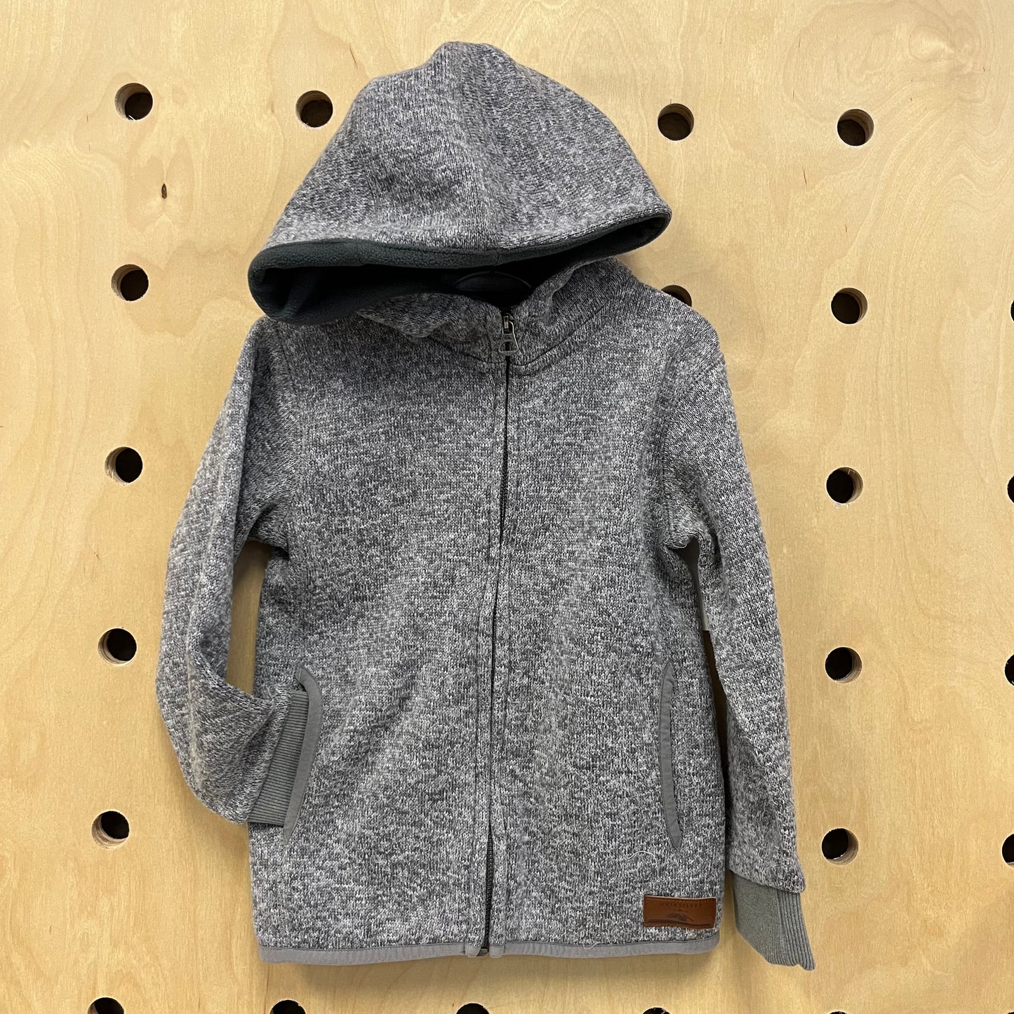 Grey Zip Hoodie
