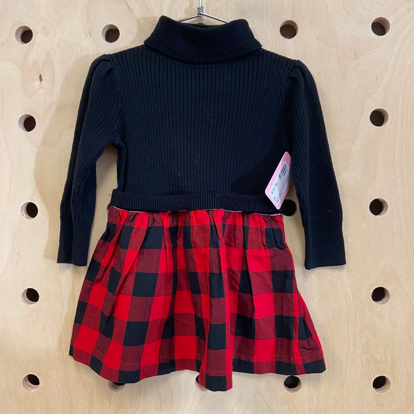 Black Buffalo Plaid Dress