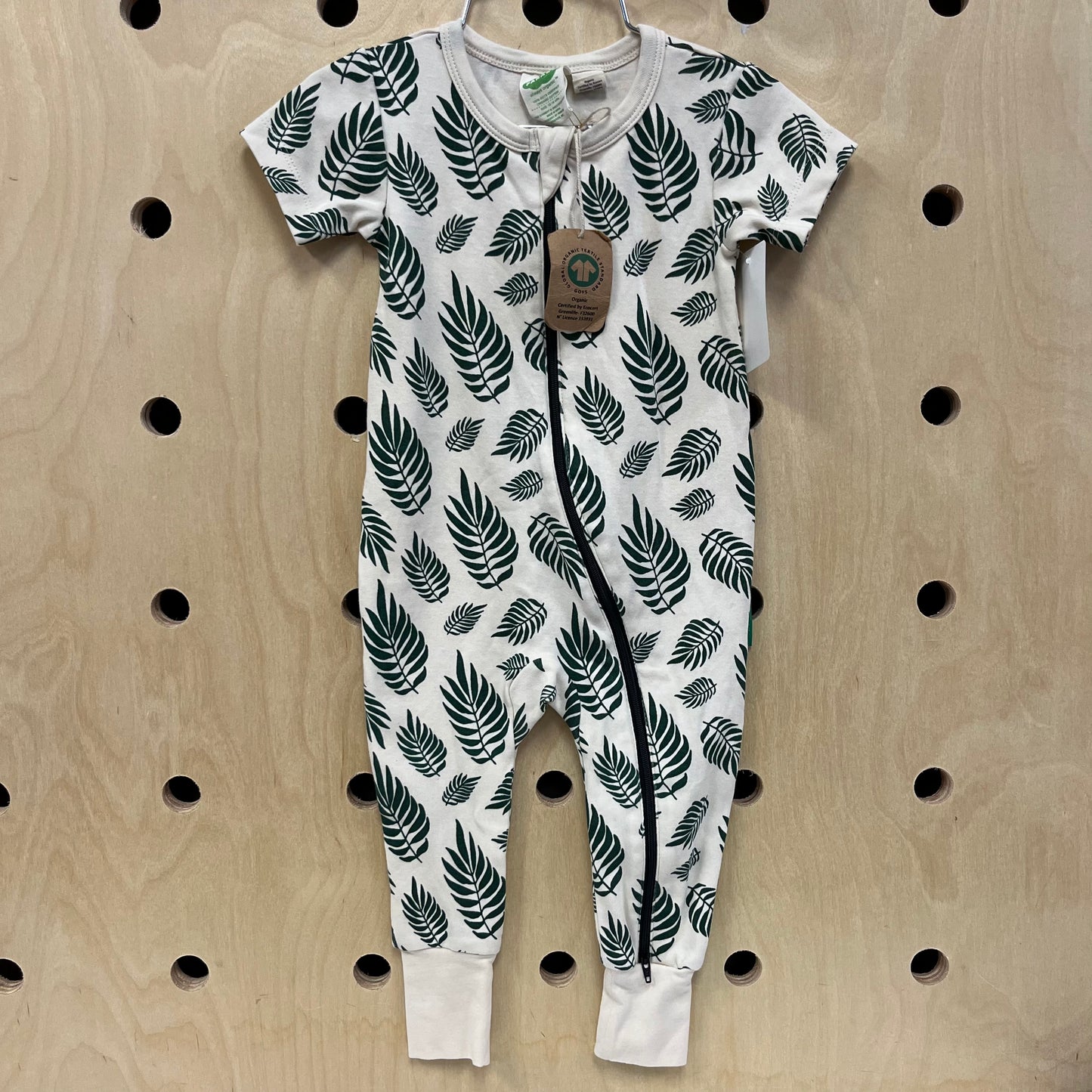 Palm Leaf Zippy Romper NEW!