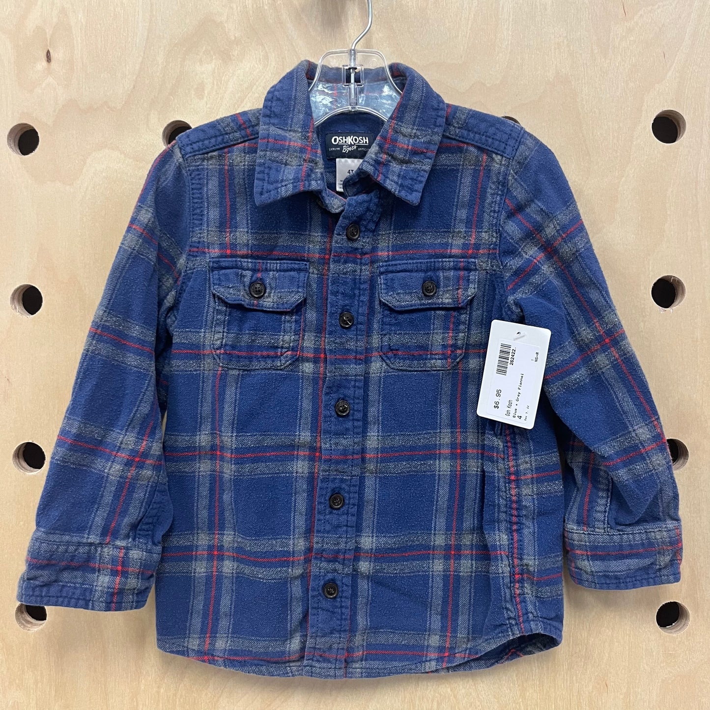 Blue + Grey Flannel