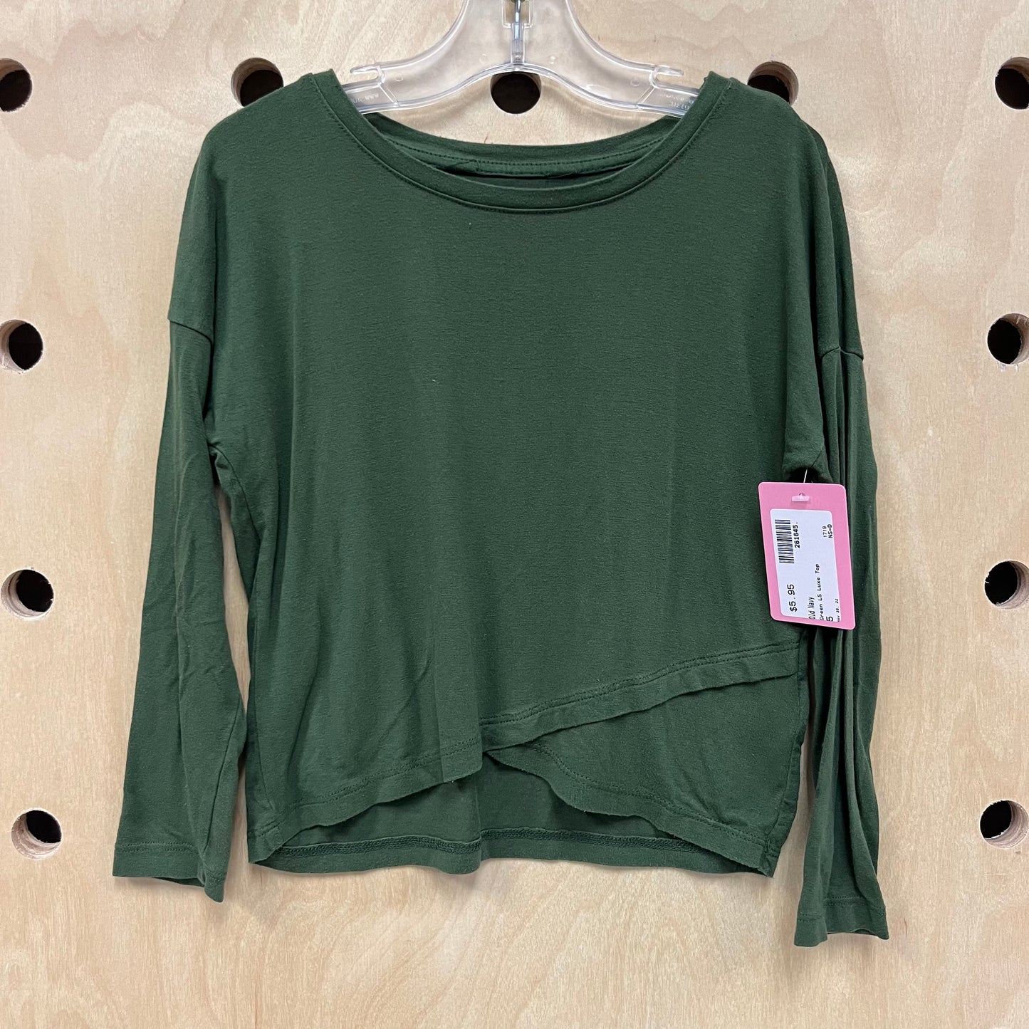 Green LS Luxe Top