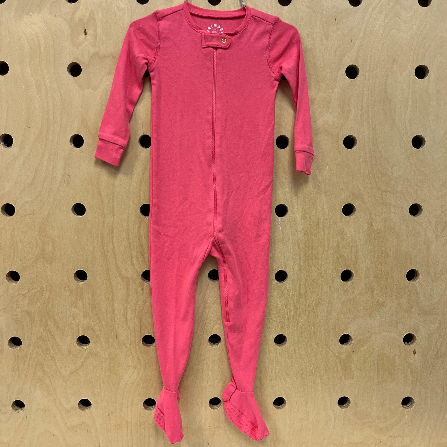 Pink Zip Footies