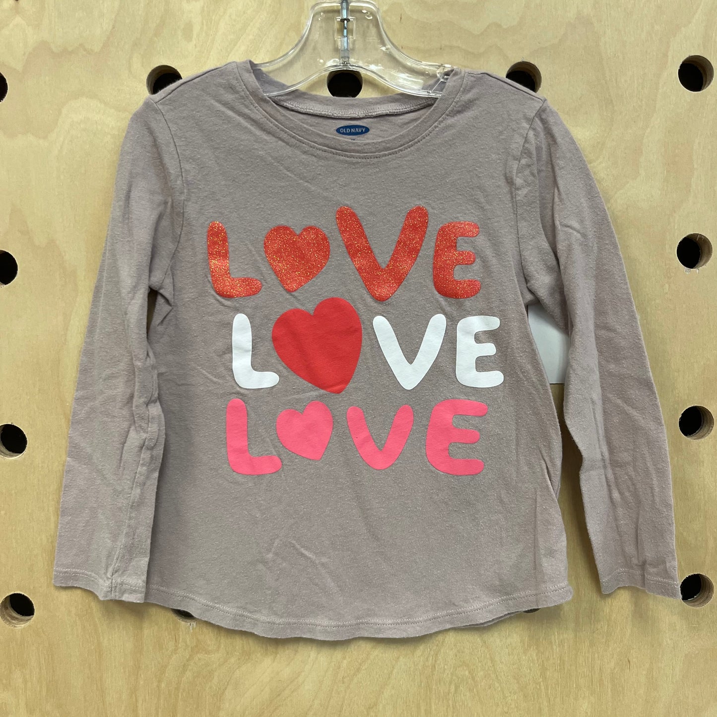 Mauve Love LS Tee