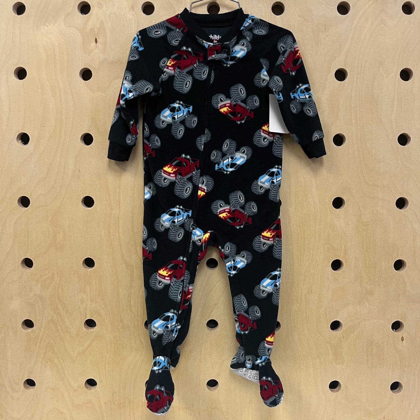 Black Monster Truck Pajamas