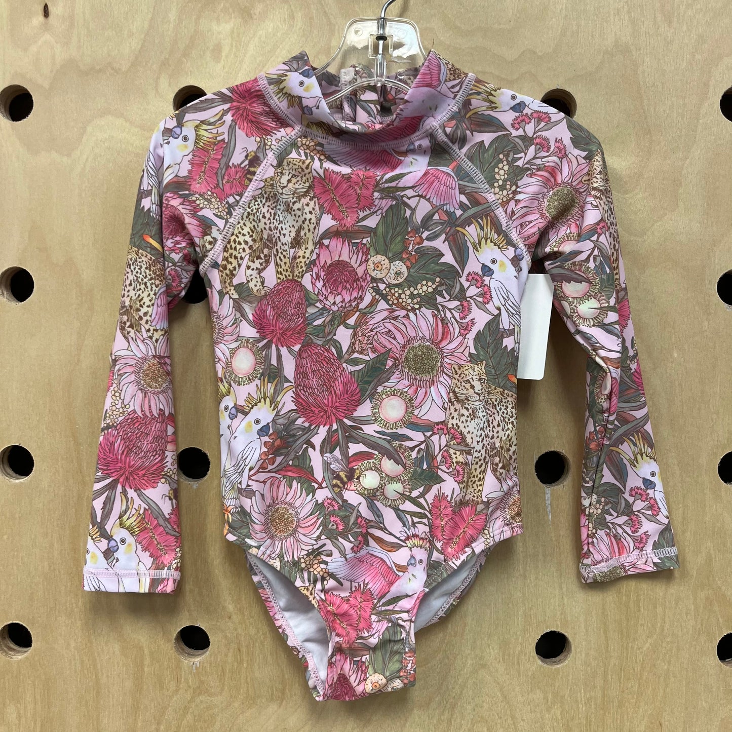Pink Floral Swimsuit