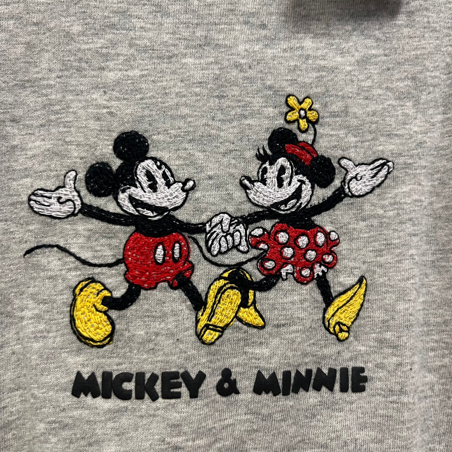 Grey Mickey & Minnie LS NEW