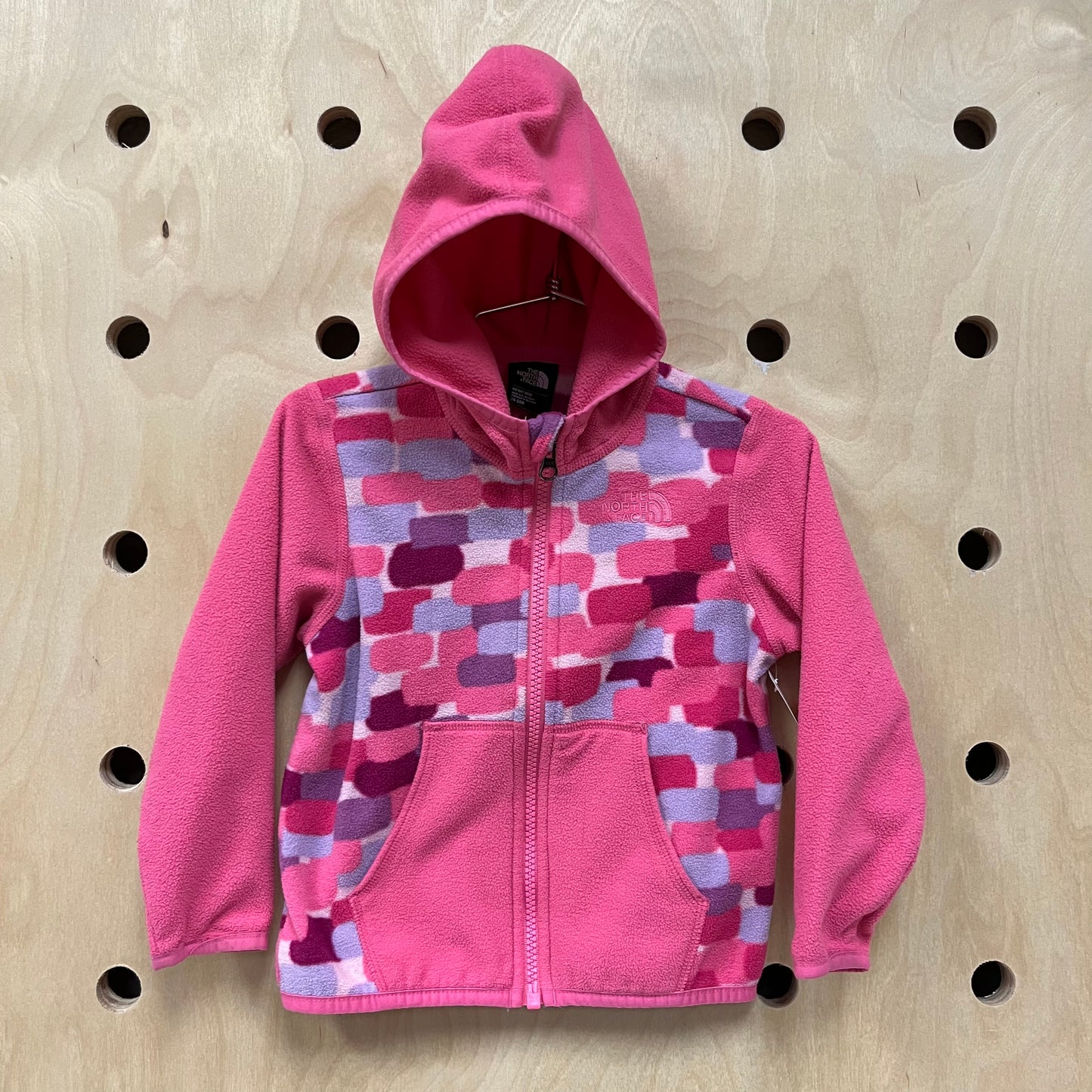 Pink Fleece Zip Hoodie