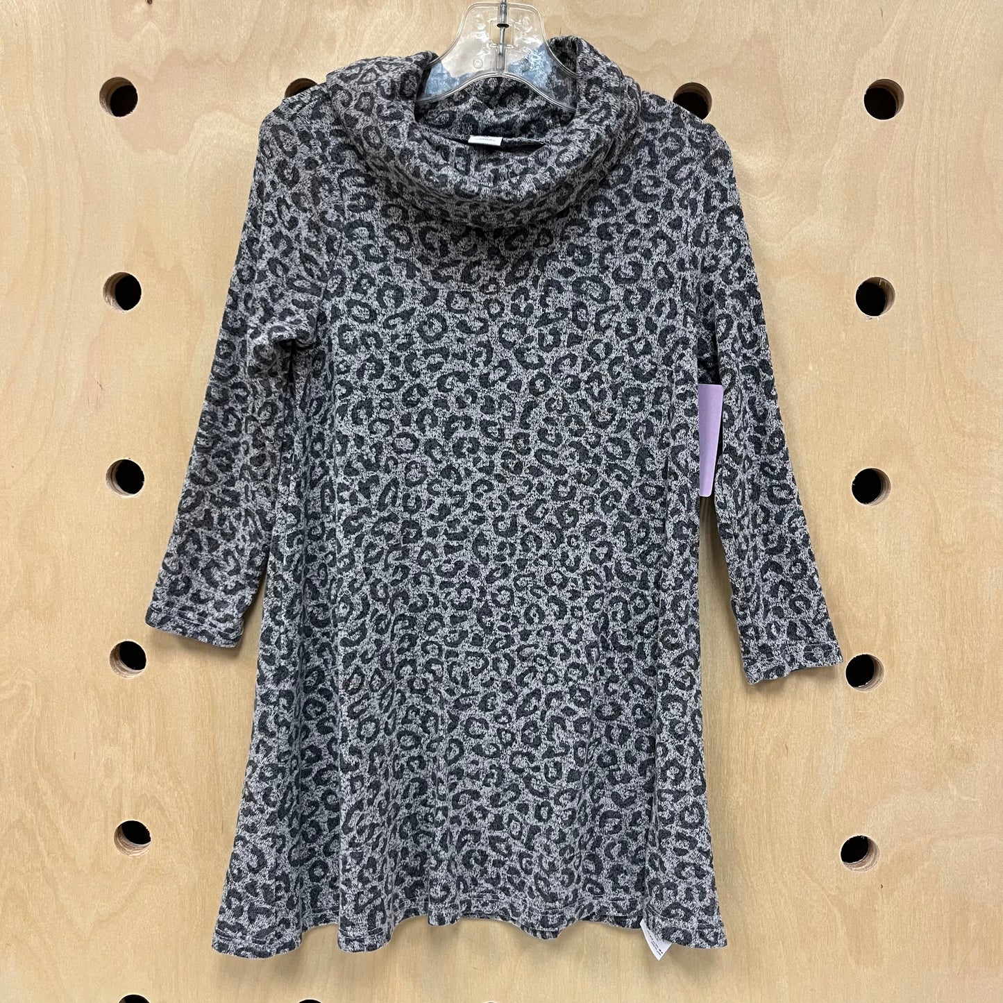 Grey Animal Print Dress