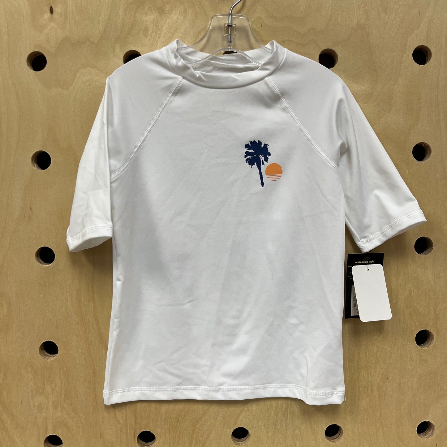 White Palm Swim Tee NEW