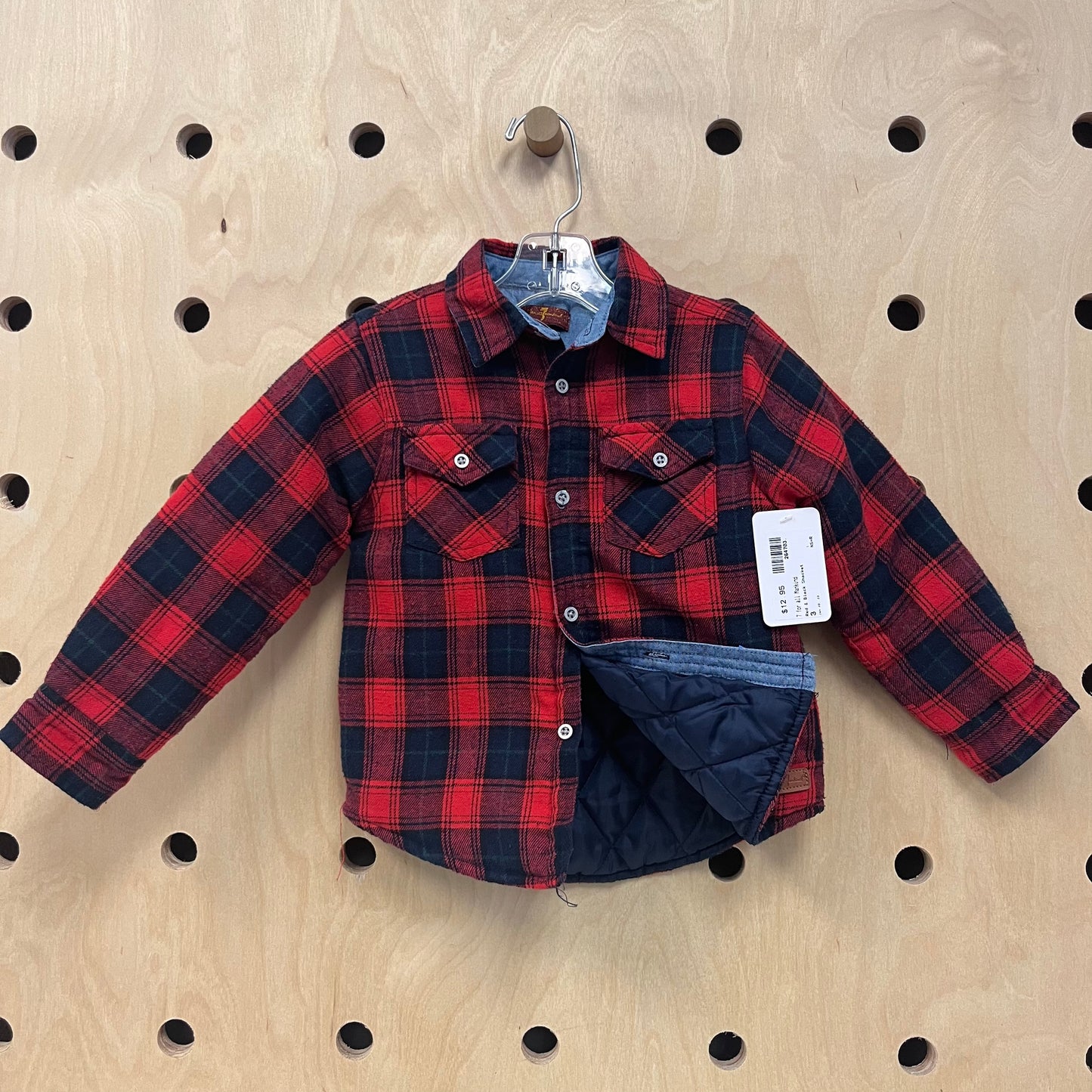 Red & Black Shacket