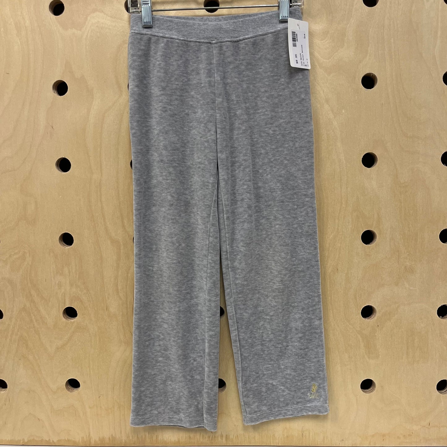 Grey Velour Bottoms