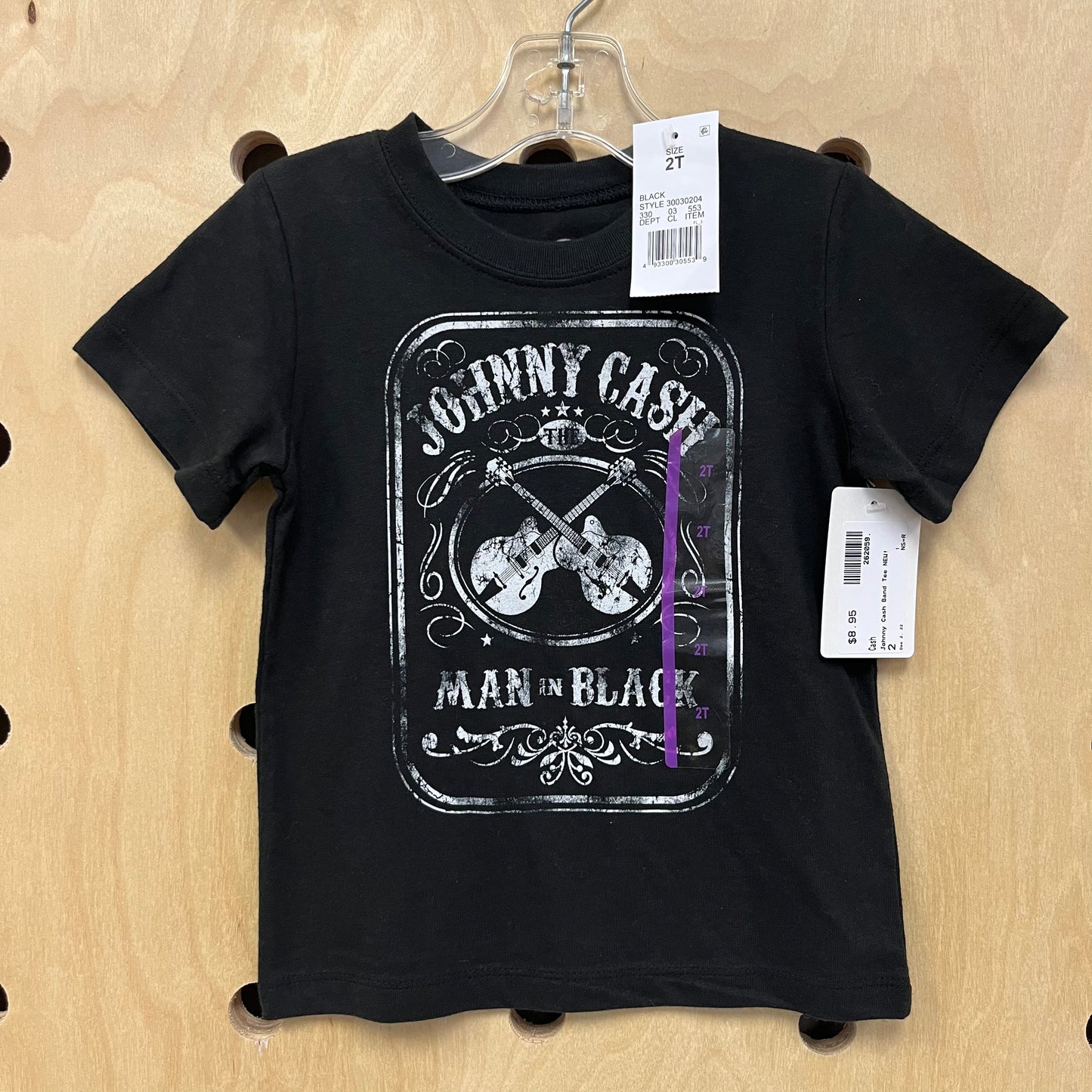 Johnny Cash Band Tee NEW!