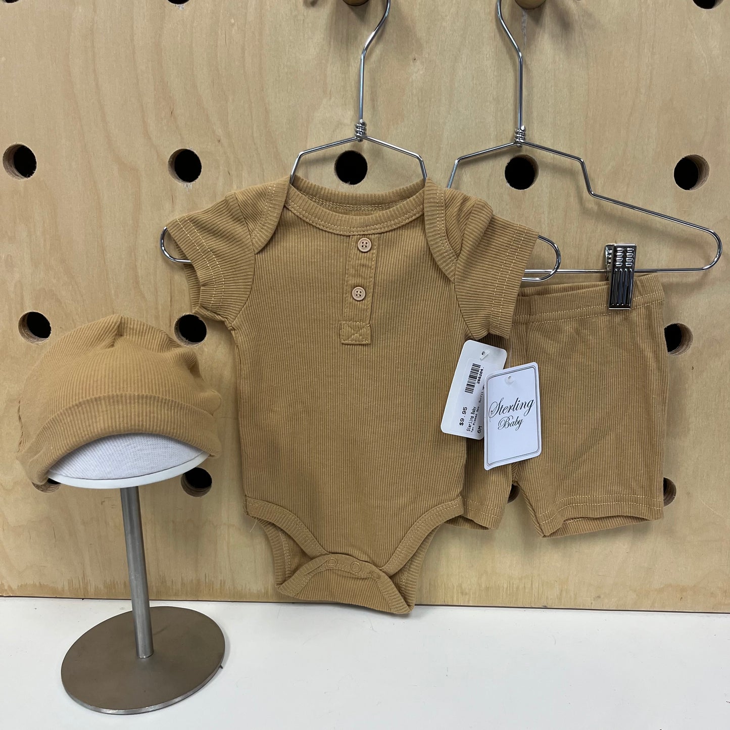 Tan Ribbed 3pc. Outfit NEW!