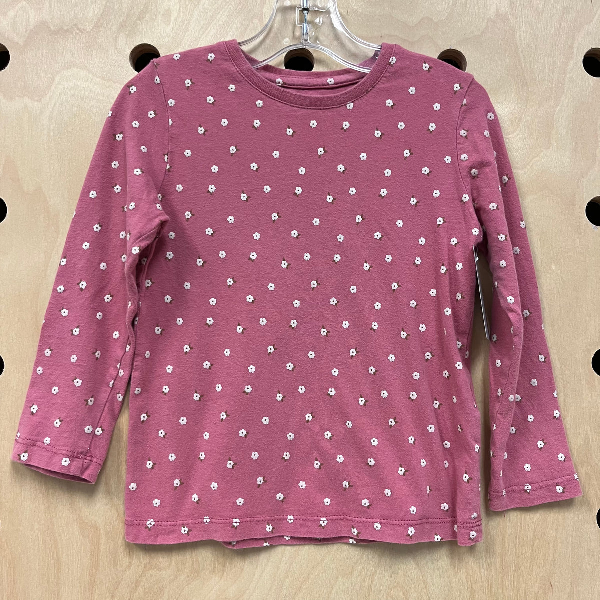 Pink Daisy Long Sleeve Tee