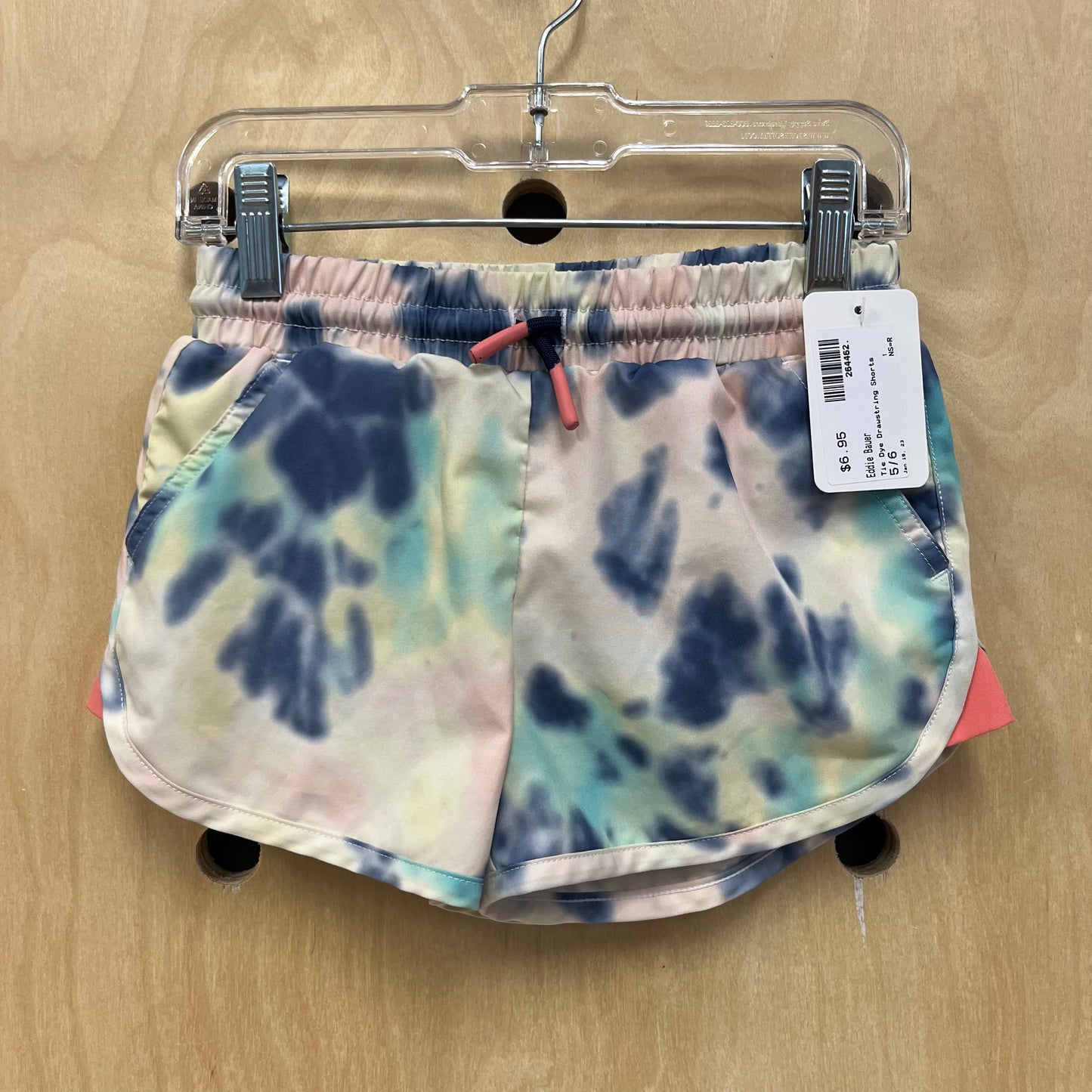 Tie Dye Drawstring Shorts