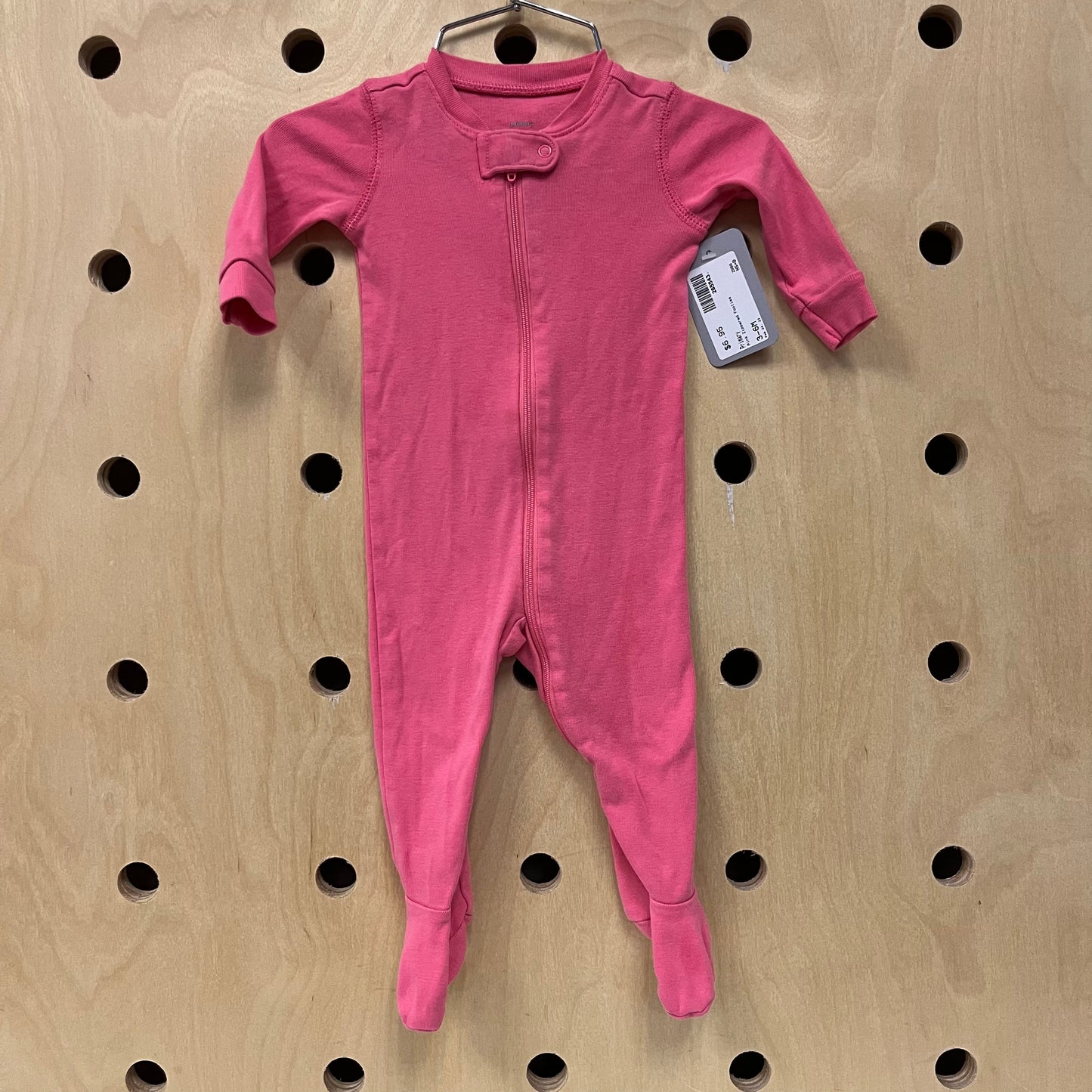 Pink Zippered Footies