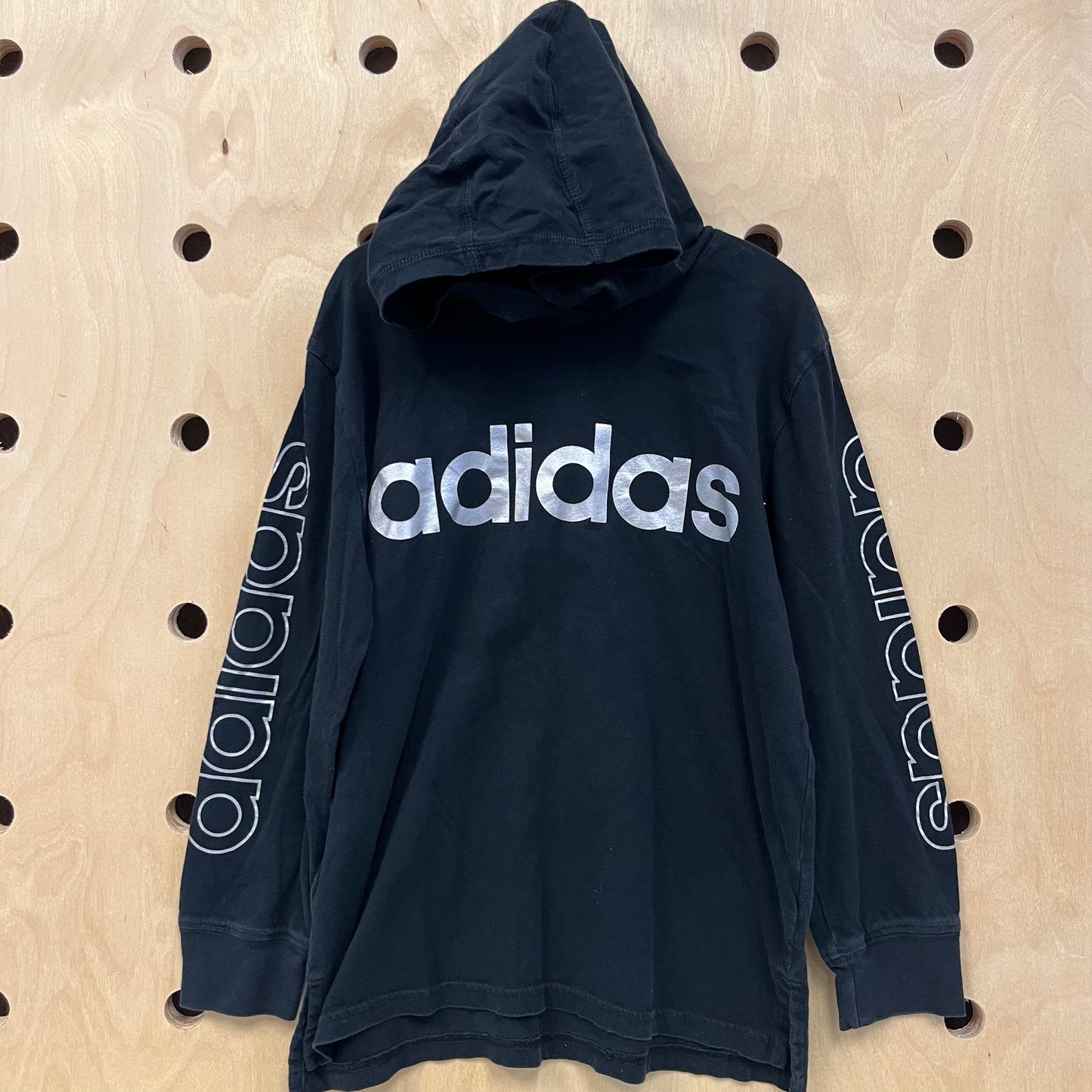 Black Reflective Hoodie Tee