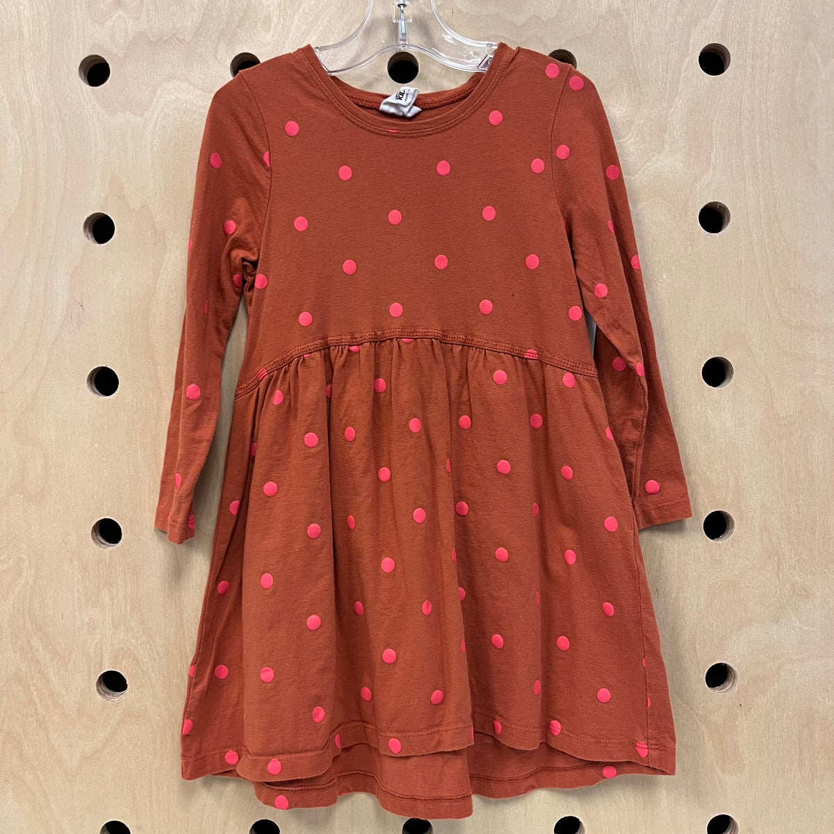 Clay+Pink Polka Dot Dress