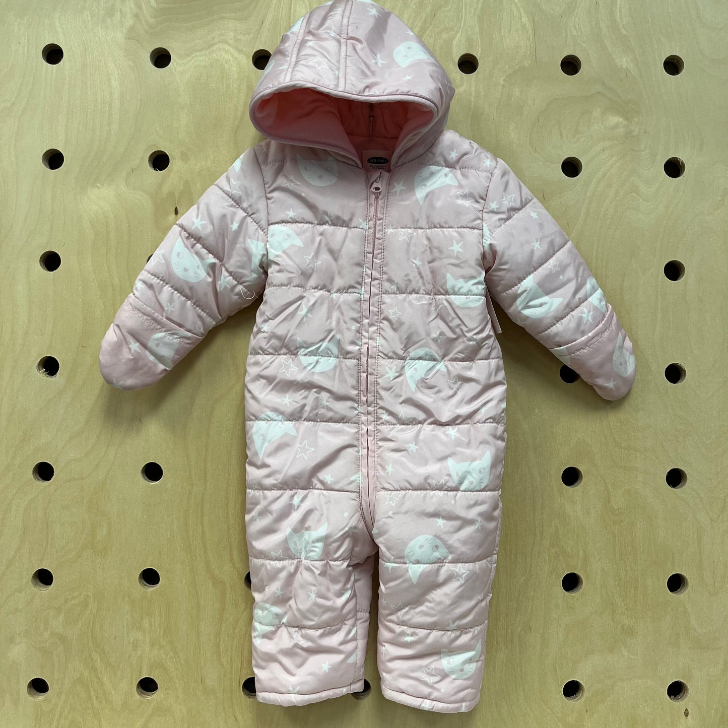 Pink Kitty Puffer Bunting