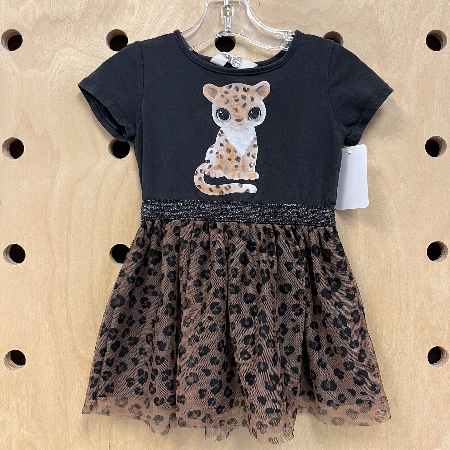 Little Leopard Tulle Dress