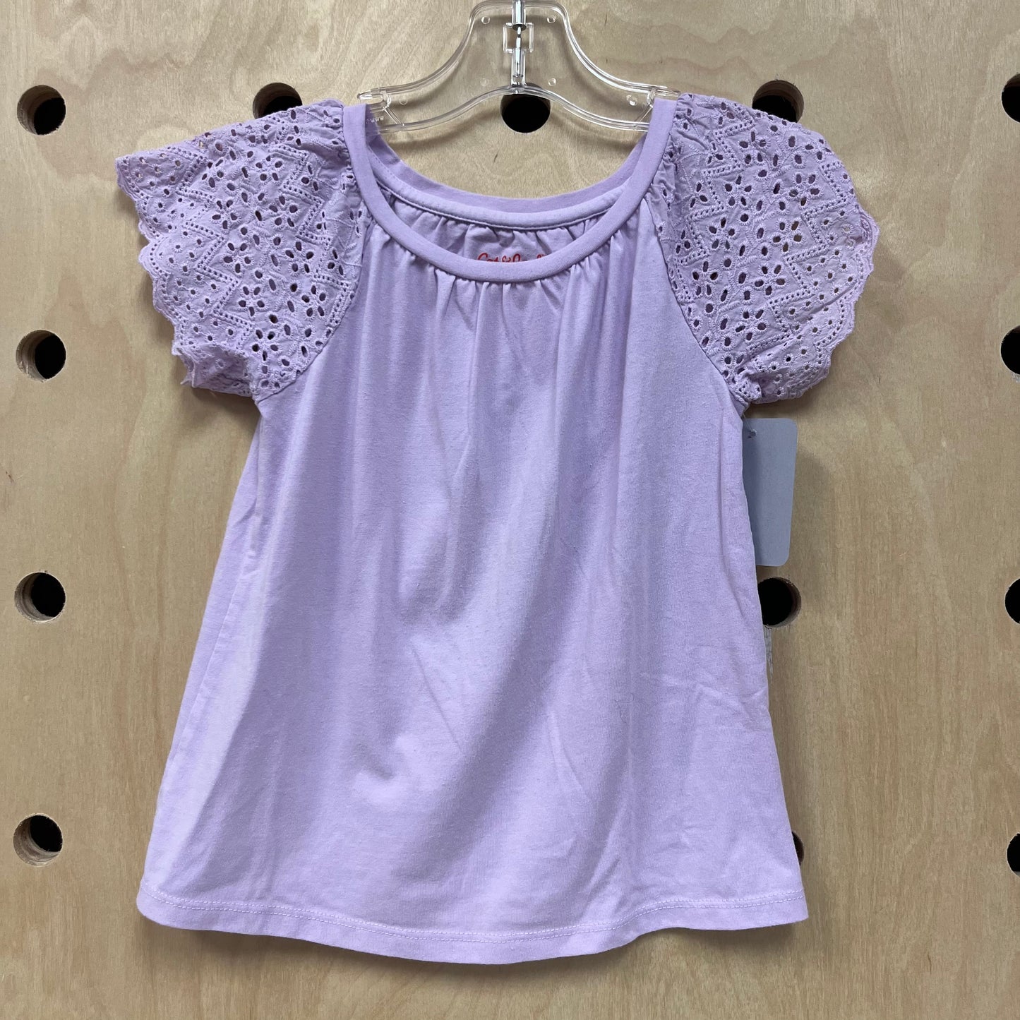 Lavender Eyelet Top