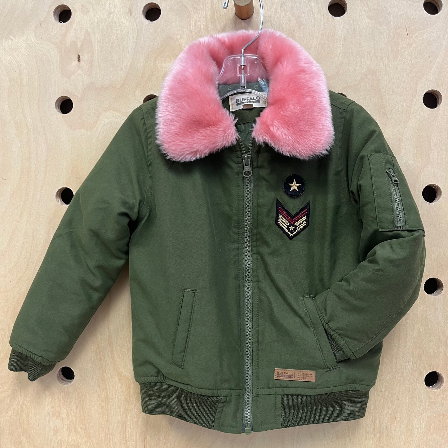 Green + Pink Bomber Jacket