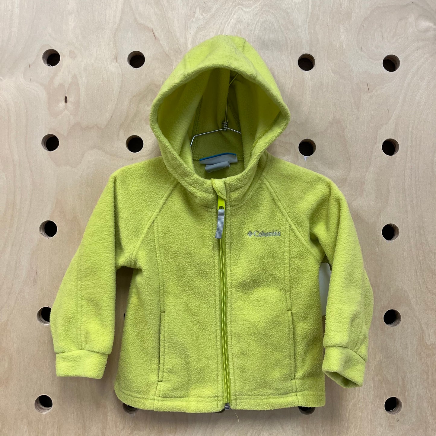 Lime Fleece Zip Hoodie