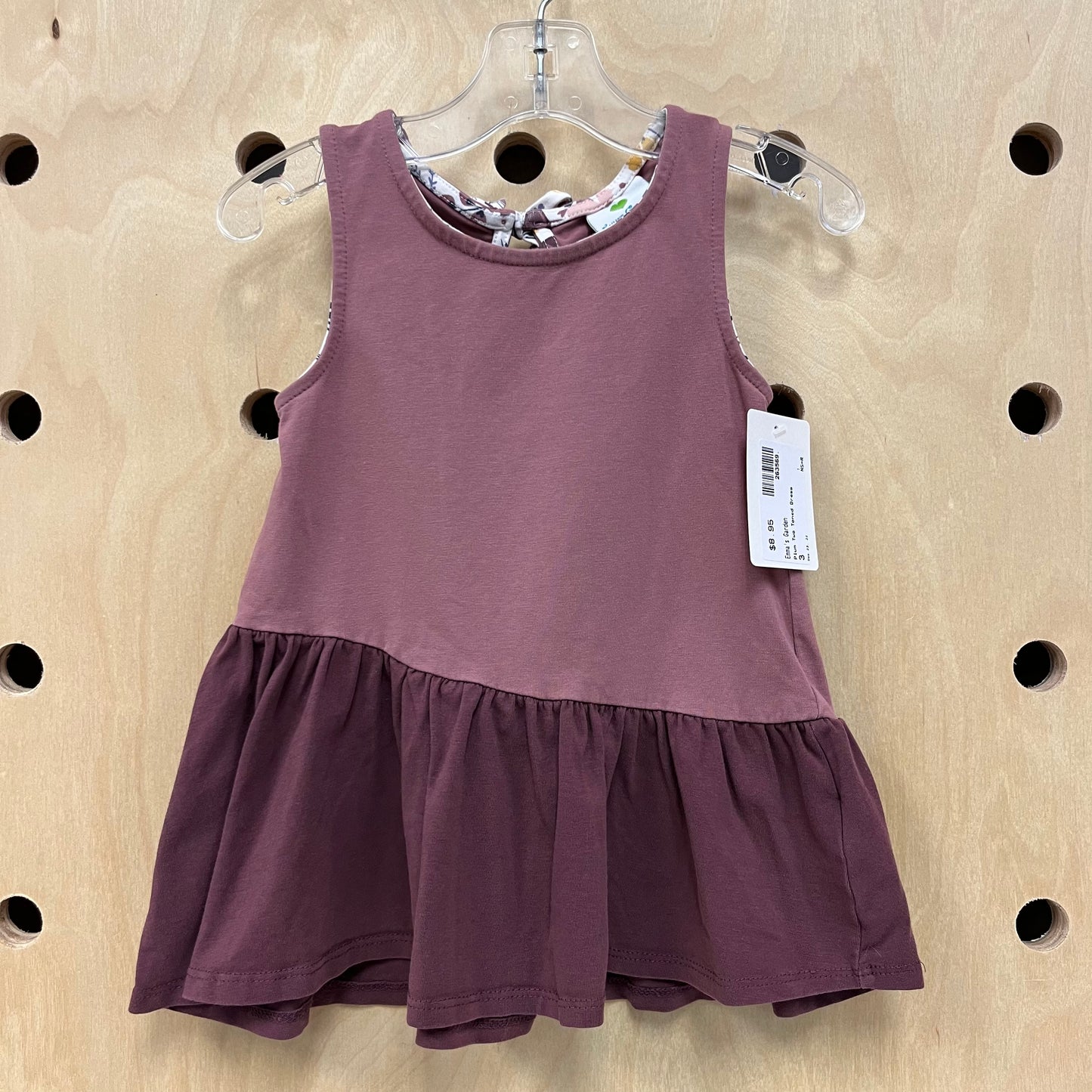 Plum Two Toned Dress
