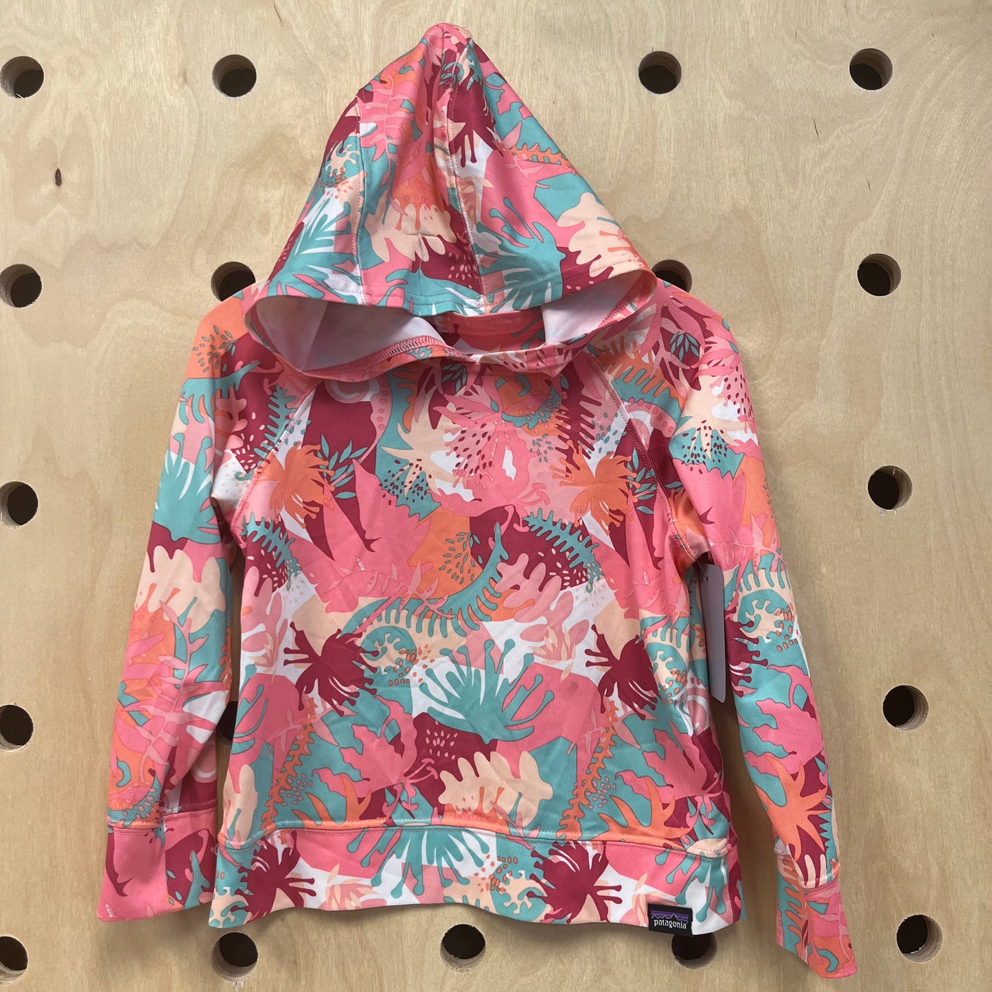 Pink Leaf Hoodie Tee