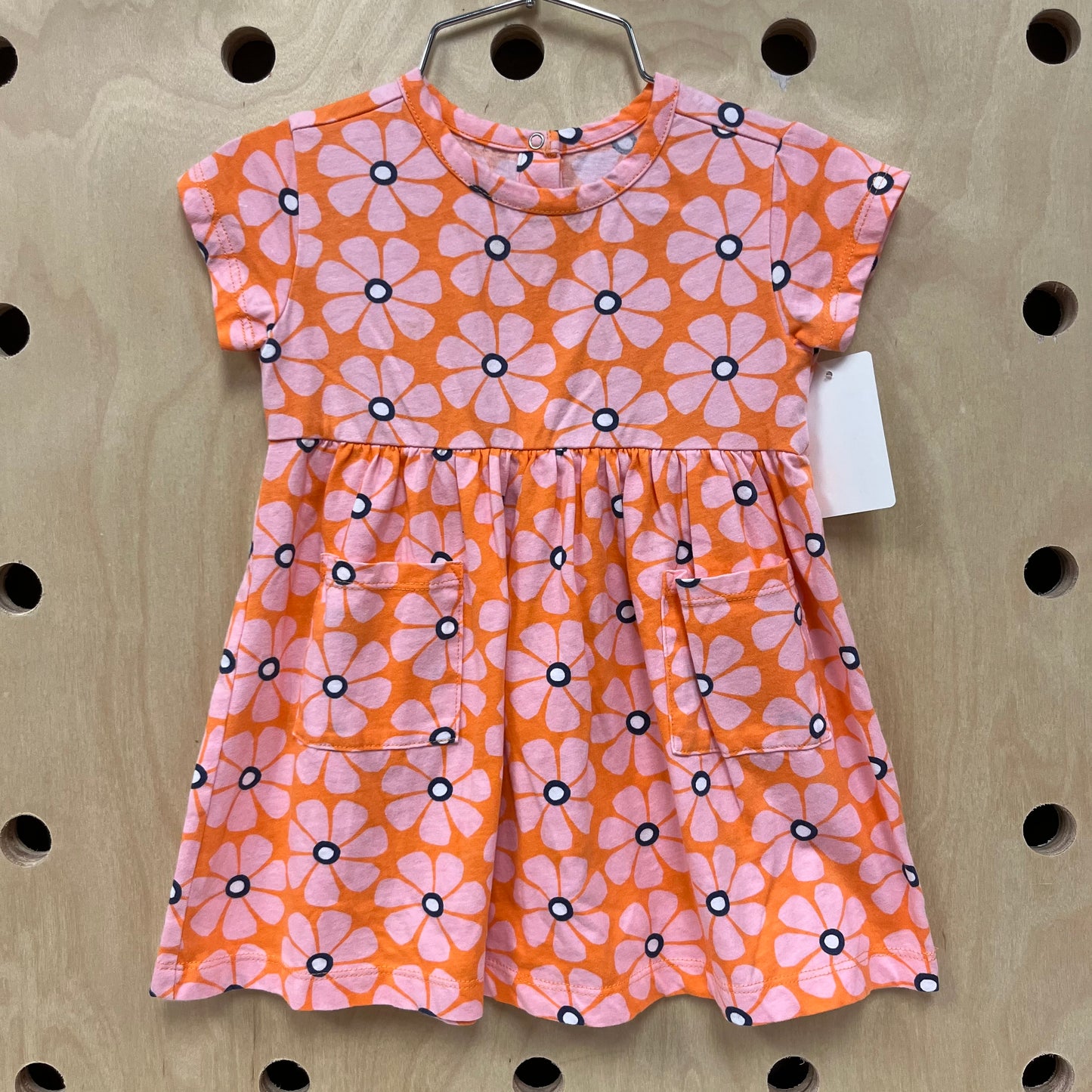 Orange/Pink Floral Dress
