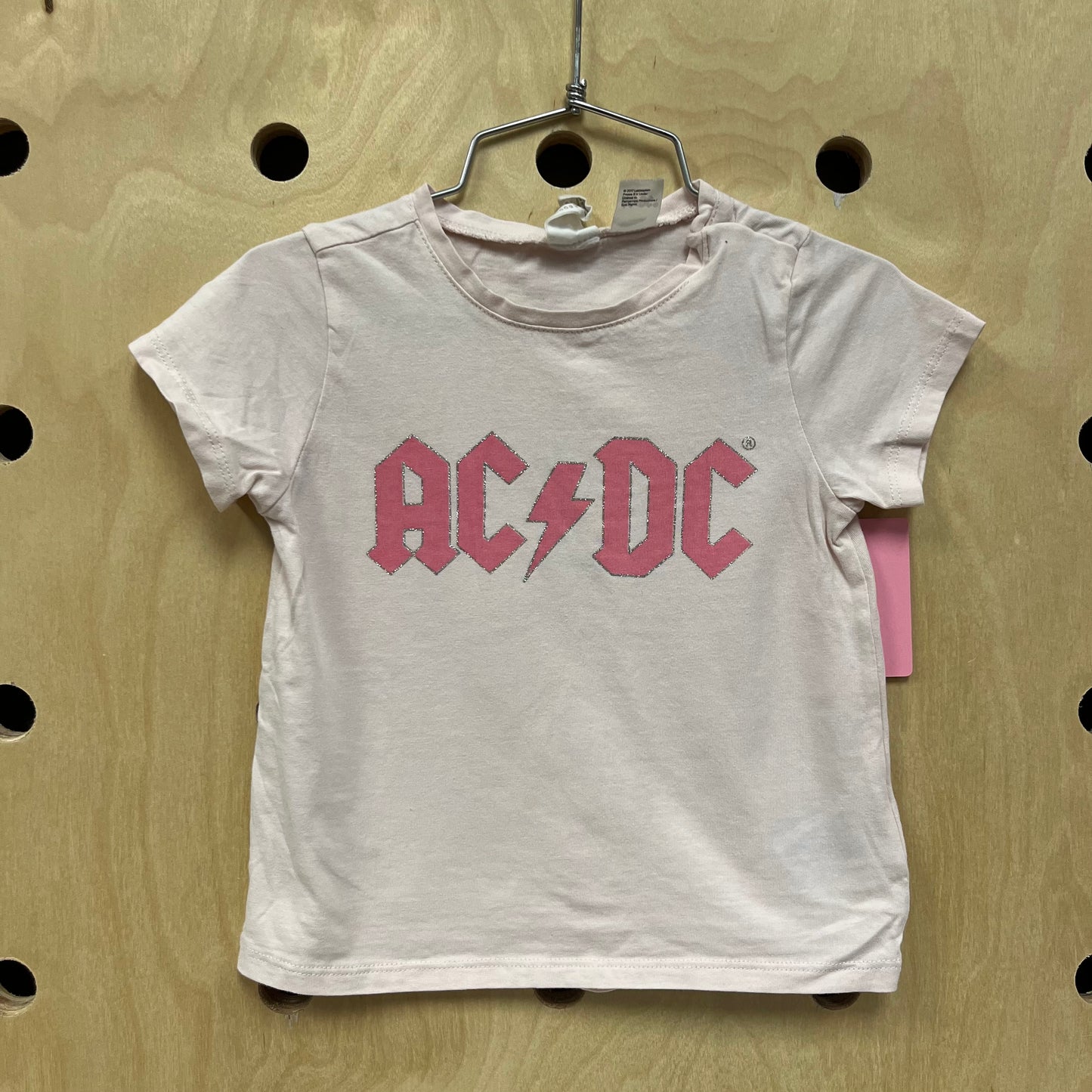 Pink AC/DC Tee