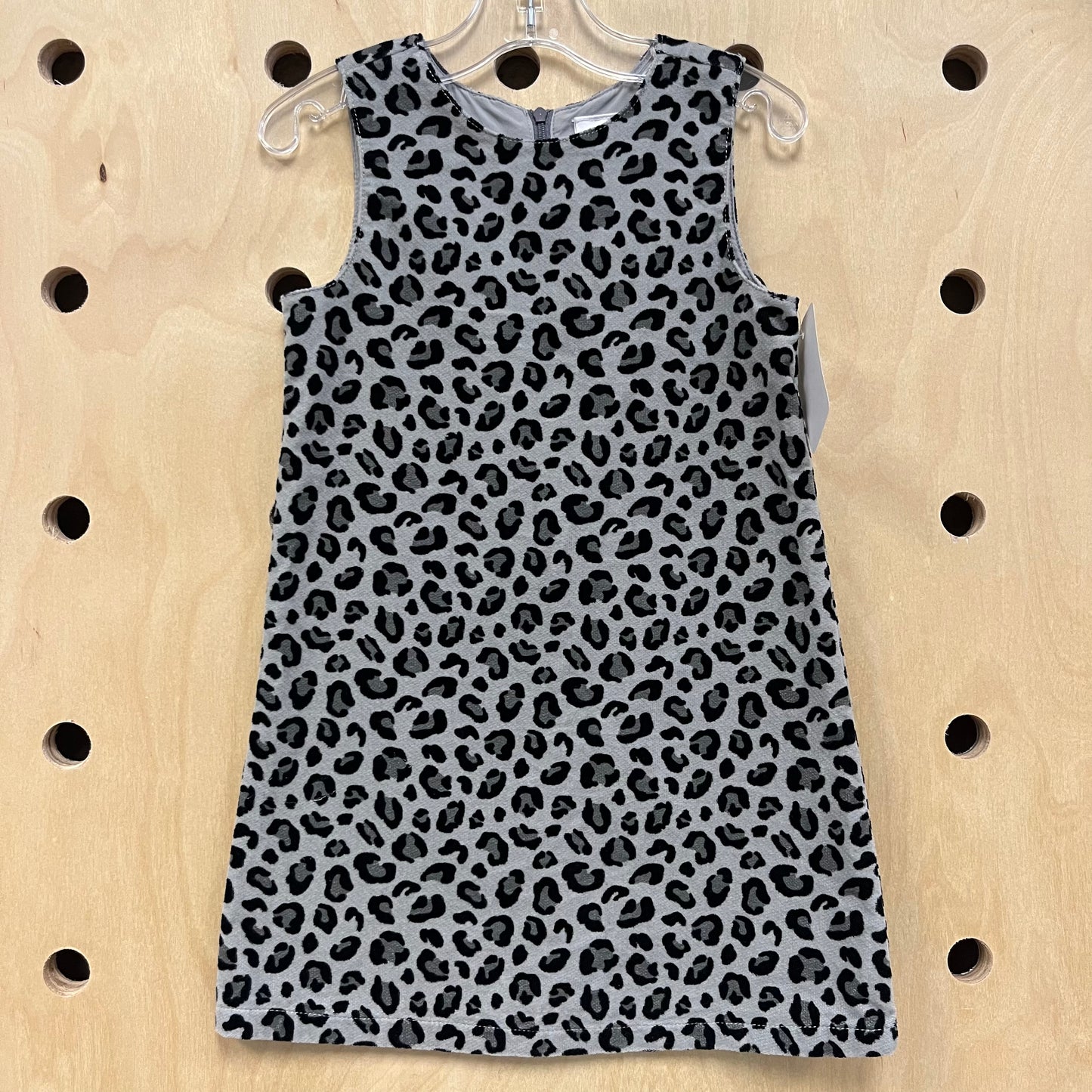 Grey Animal Print Dress