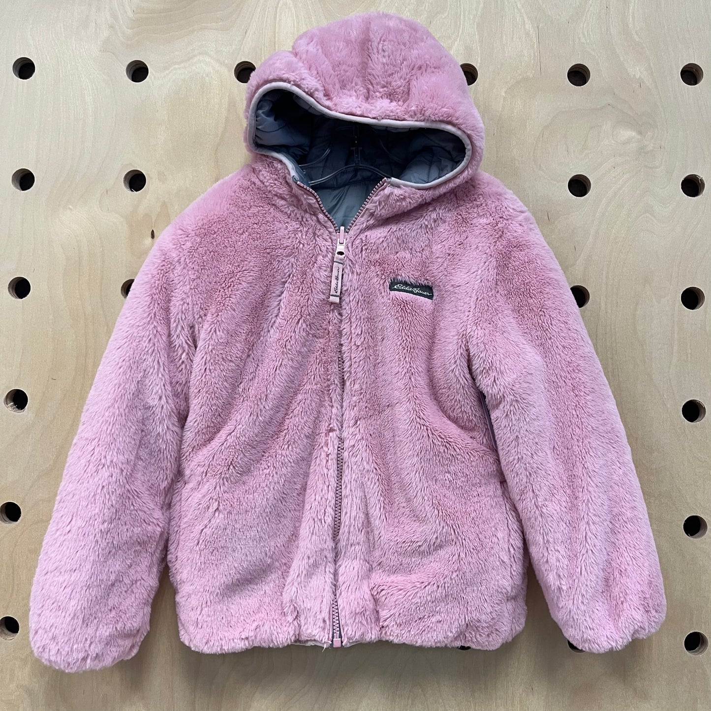 Pink Fuzzy Reversible Jacket