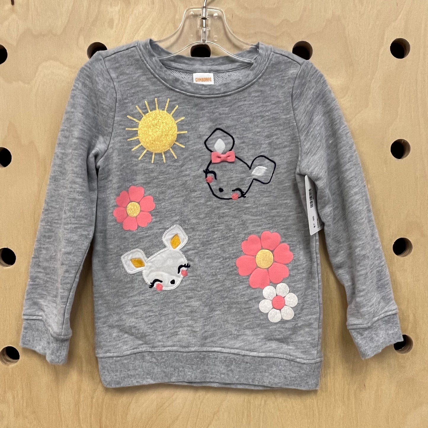 Sunny + Mousey LS Pullover