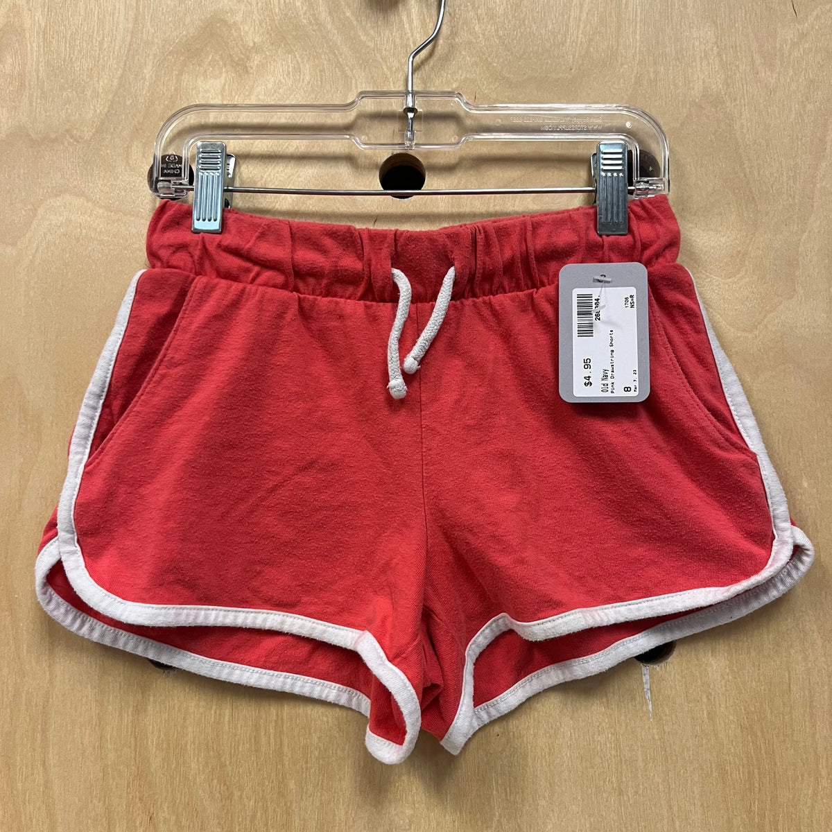 Pink Drawstring Shorts