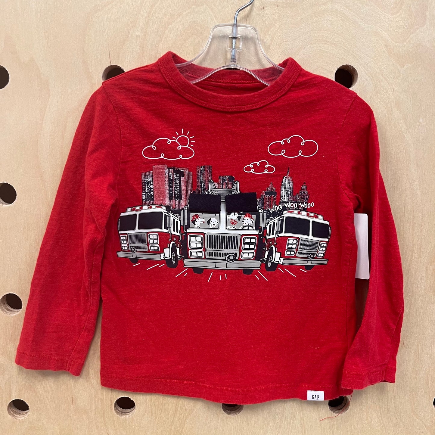 Red Firetruck LS Tee