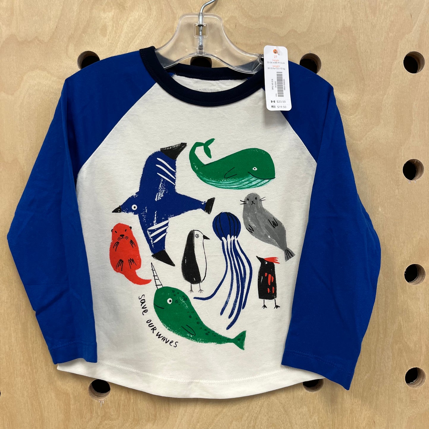 Save Our Waves LS Tee NEW!