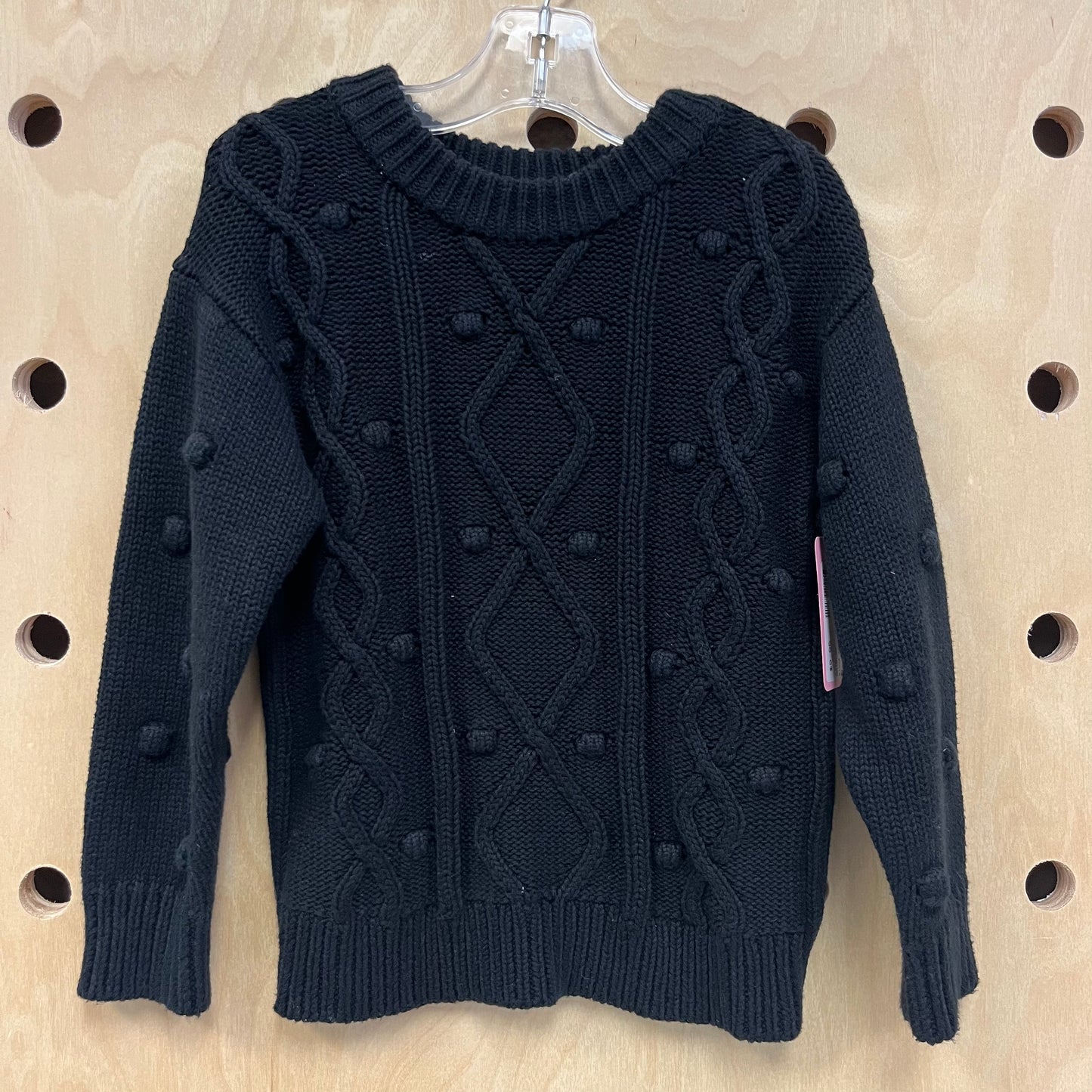 Black Cable Knit Sweater