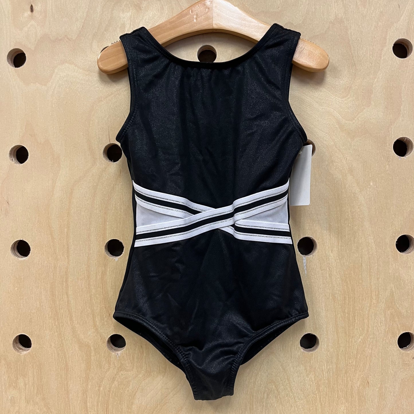 Black + White Leotard