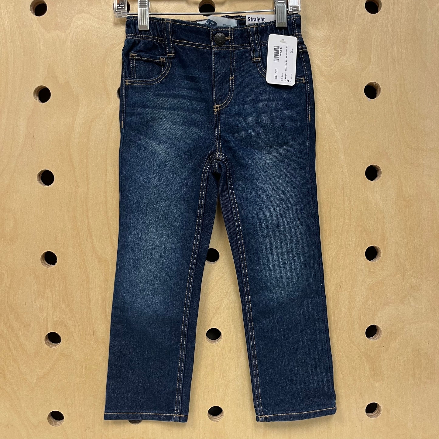 Staright Elastic Waist Denim NEW!
